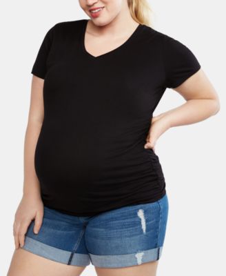 Motherhood Maternity - Maternity Cuffed Denim Shorts