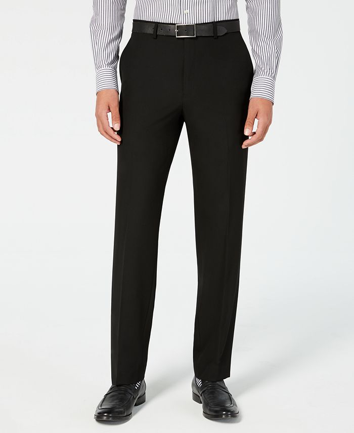 Chaps Men's Classic-Fit Stretch Wrinkle-Resistant Suit Pants - Macy's