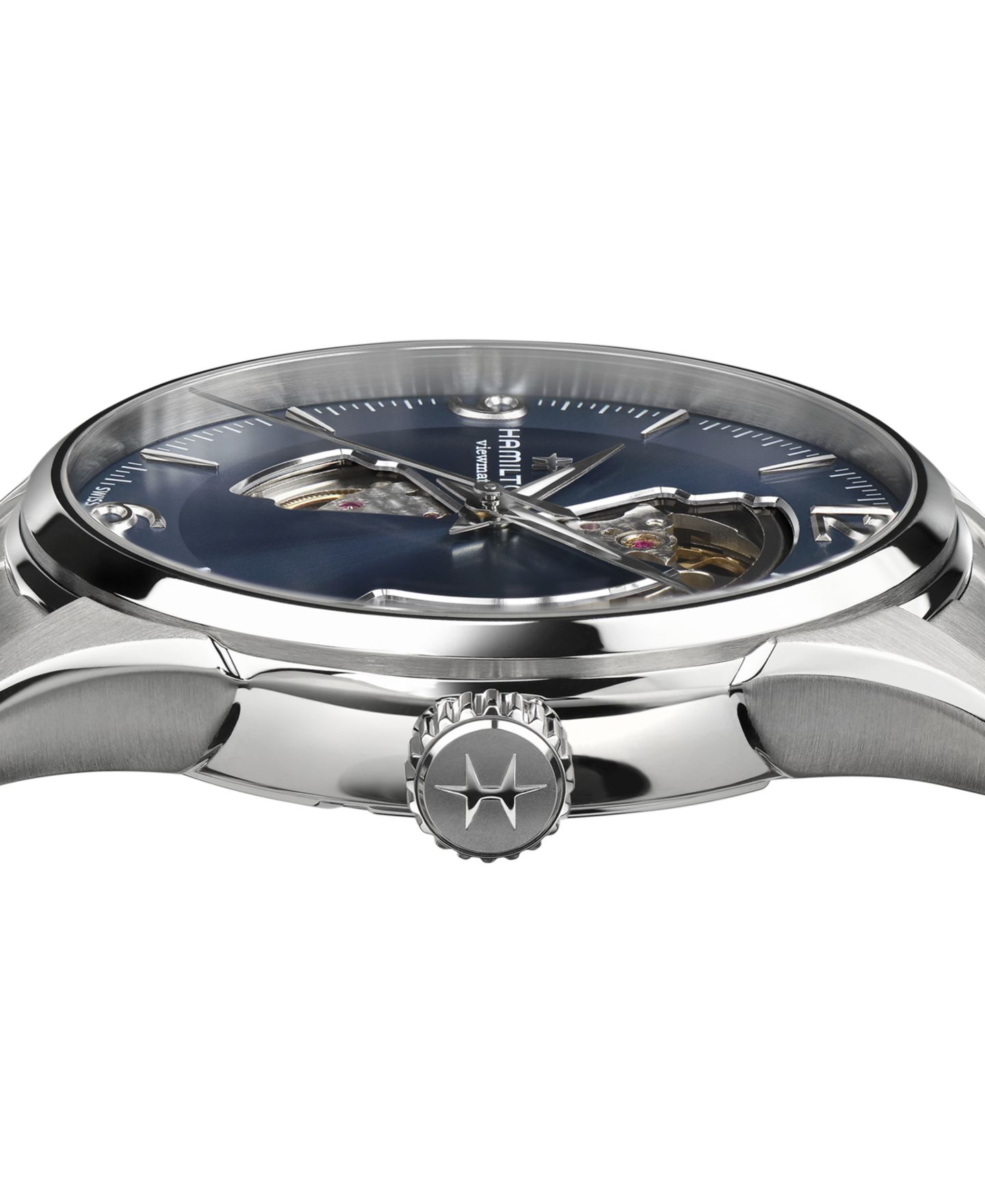 Мужские часы Hamilton Swiss Jazzmaster Stainless Steel Bracelet Watch 42mm — фото 3