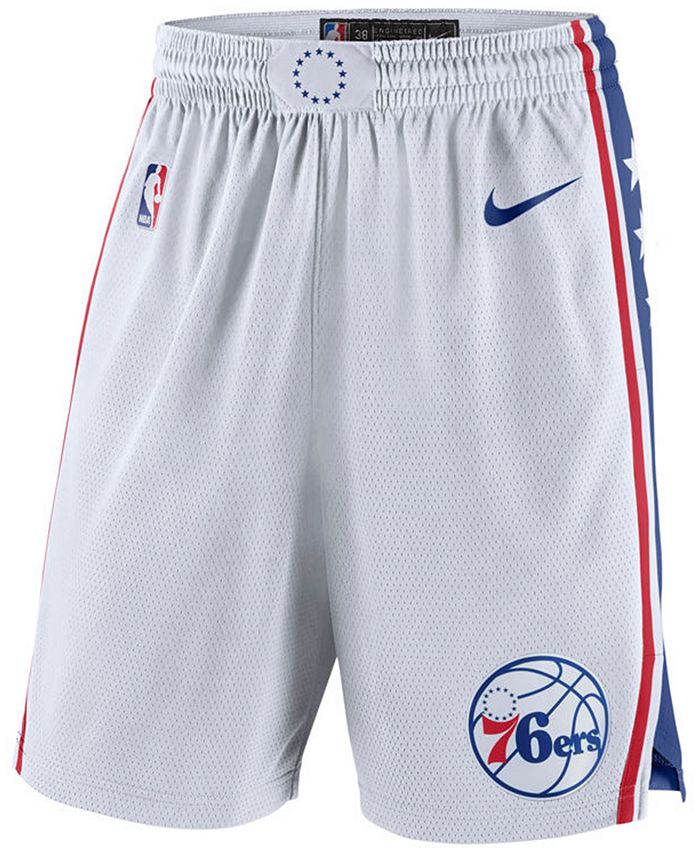 Nike Men's Philadelphia 76ers Association Swingman Shorts - Macy's