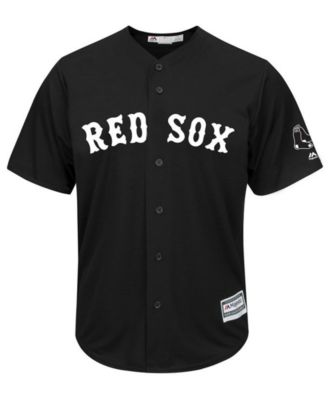 red sox black and white uniforms