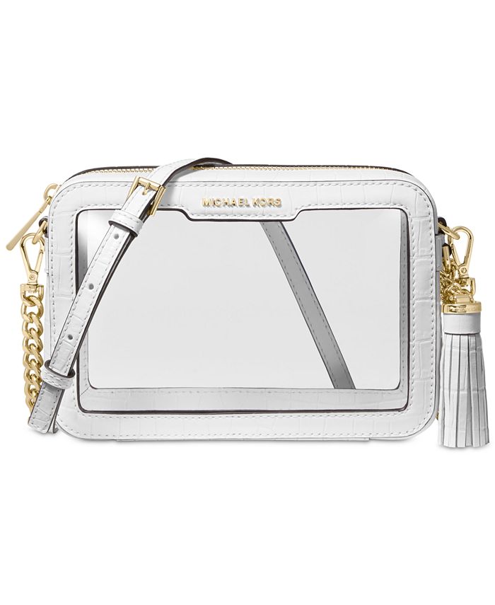 Michael Kors Clear Camera Medium Bag & Reviews - Handbags & Accessories -  Macy's