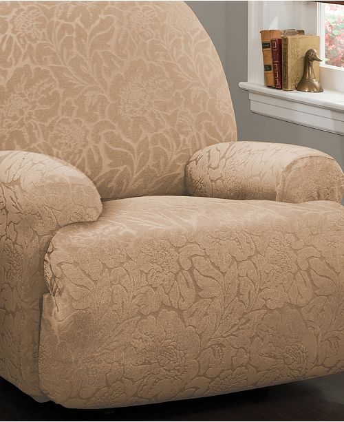 P/Kaufmann Home Floral Jumbo Recliner Stretch Slipcover & Reviews