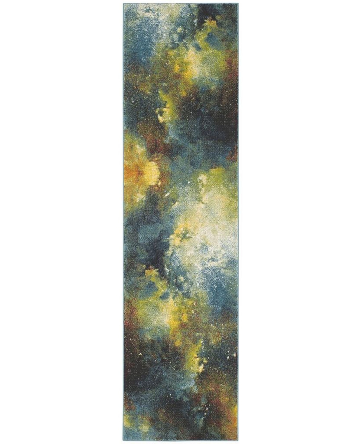 Safavieh Galaxy Gal-111and Multi Area Rug - Blue