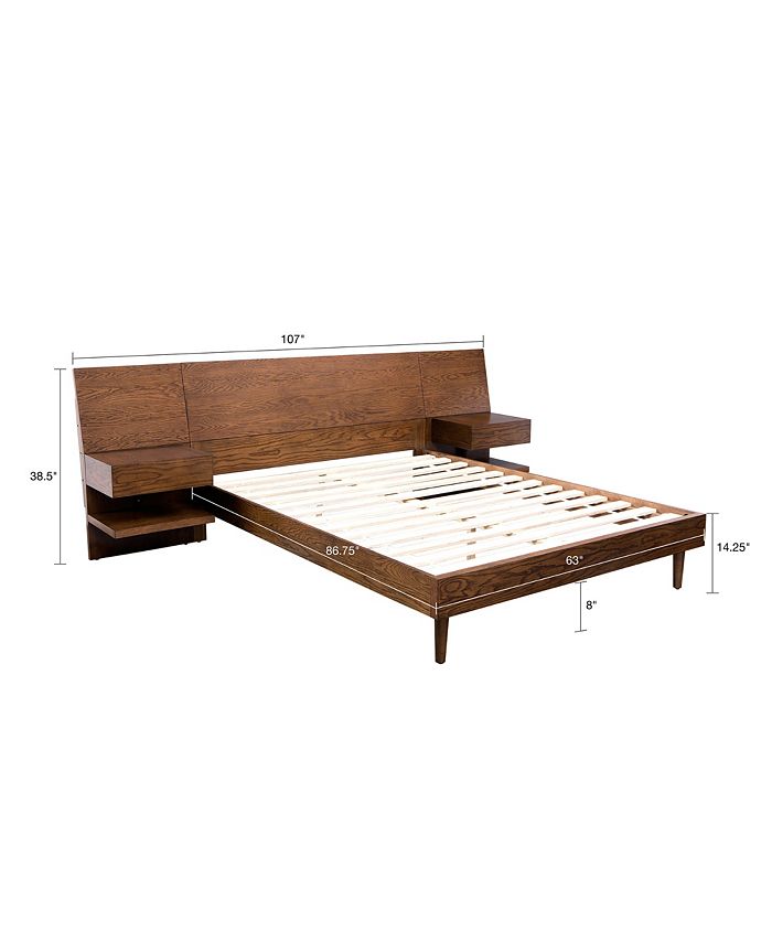 INK+IVY Corbin Queen Bed with 2 Nightstands, Quick Ship Macy's