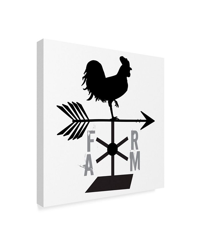 Trademark Global Erin Clark 'Weathervane' Canvas Art 24" x 24" x 2
