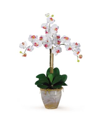 Triple Phalaenopsis Silk Orchid Flower Arrangement