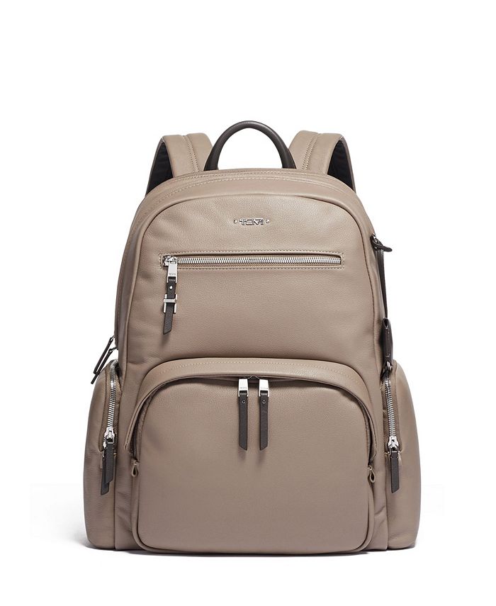 Tumi Voyageur Carson Leather Backpack - Macy's