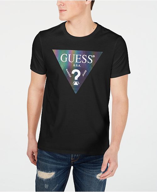 Guess Men S Logo Graphic T Shirt Reviews T Shirts Men Macy S