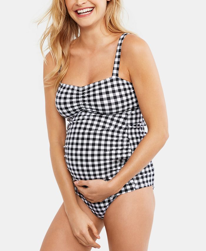 Motherhood Maternity - Maternity Printed Tankini Swimsuit