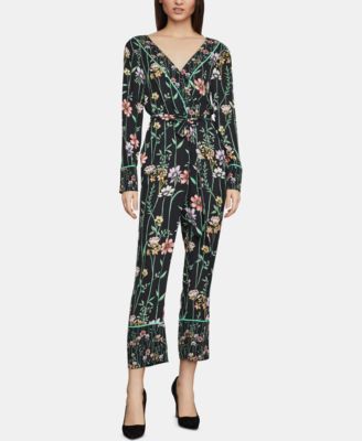 bcbg faux wrap jumpsuit