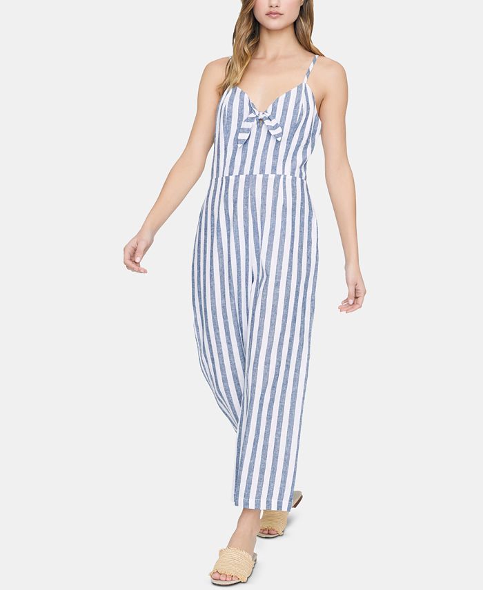Macys cheap striped jumpsuit