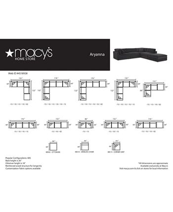 Macys aryanna deals sectional