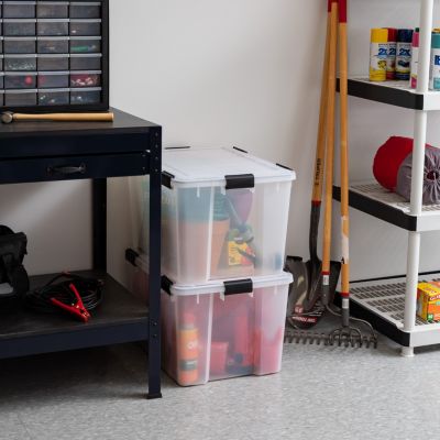 74 Quart WeatherPro Storage Box, Clear