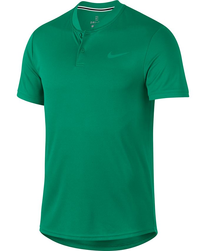 Nike men's court dry blade tennis polo top