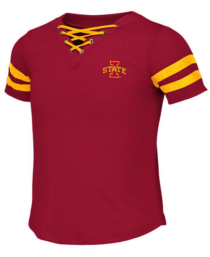 Colosseum Big Girls Iowa State Cyclones Lace Up T-Shirt & Reviews ...