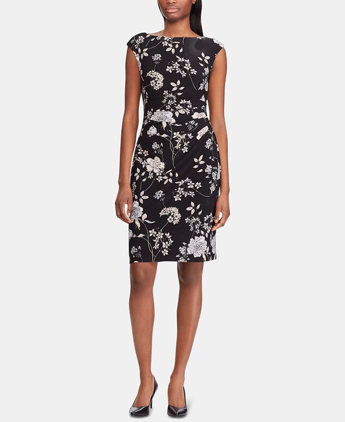 Lauren Ralph Lauren Petite Floral-Print Dress - Macy's