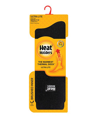 Heat Holders Men's Ultra Lite Solid Thermal Socks - Macy's