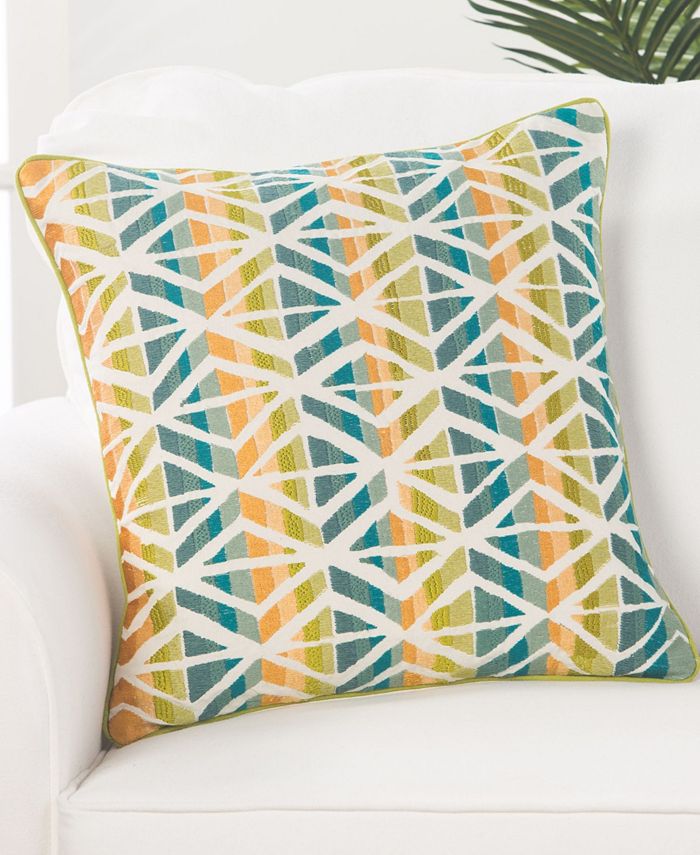 JAIPUR RUGS INC Jaipur Living Cuarto Blue/Green Geometric Down Throw