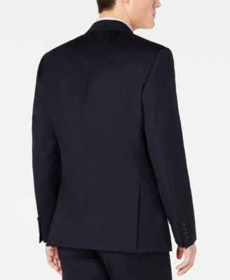 Lauren Ralph Lauren Men's Slim-Fit UltraFlex Navy Solid Suit Separates 