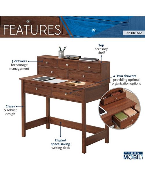 Rta Products Techni Mobili Elegant Writing Desk Reviews