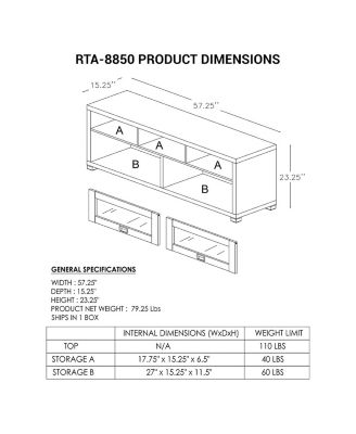 Techni Mobili Durbin TV Cabinet