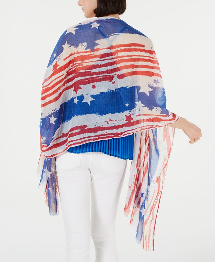 Collection XIIX Brushed Stars & Stripes Wrap - Macy's