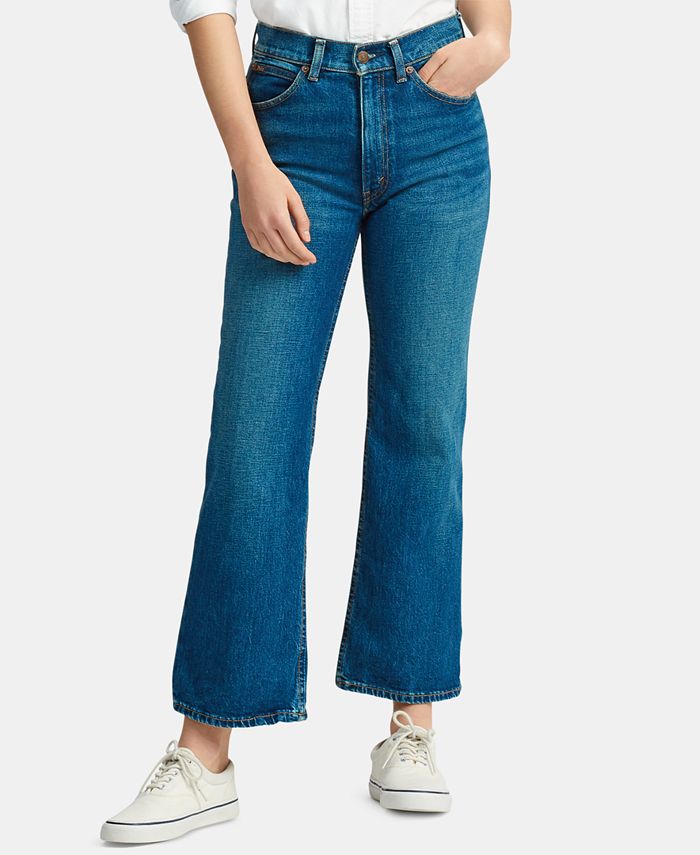 Polo Ralph Lauren Cropped Flare Jeans - Macy's