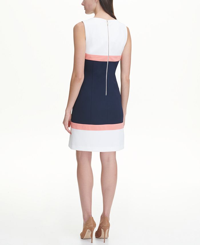 Tommy Hilfiger Women's Velvet Plaid Scuba Dress Red Size 2 Petite