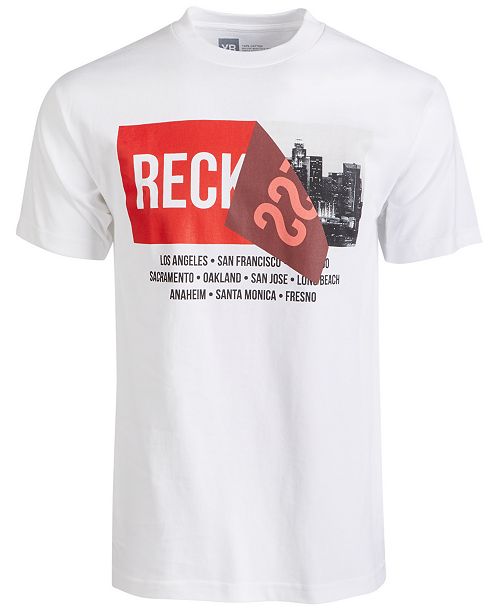 Young Reckless Men S Cornered Logo Graphic T Shirt Reviews