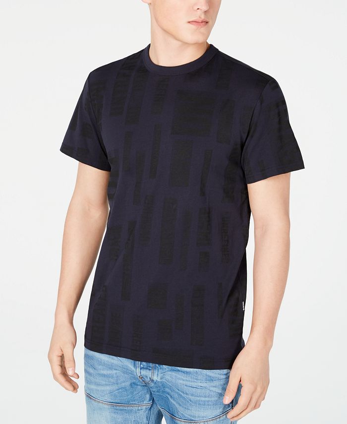 G-Star Raw Men's Block Pattern T-Shirt, Created for Macy's - Macy's