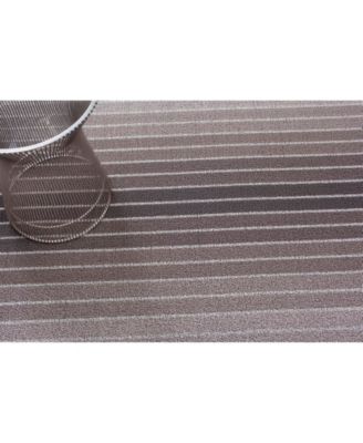 Block Stripe Shag Doormat - 18" x 28"