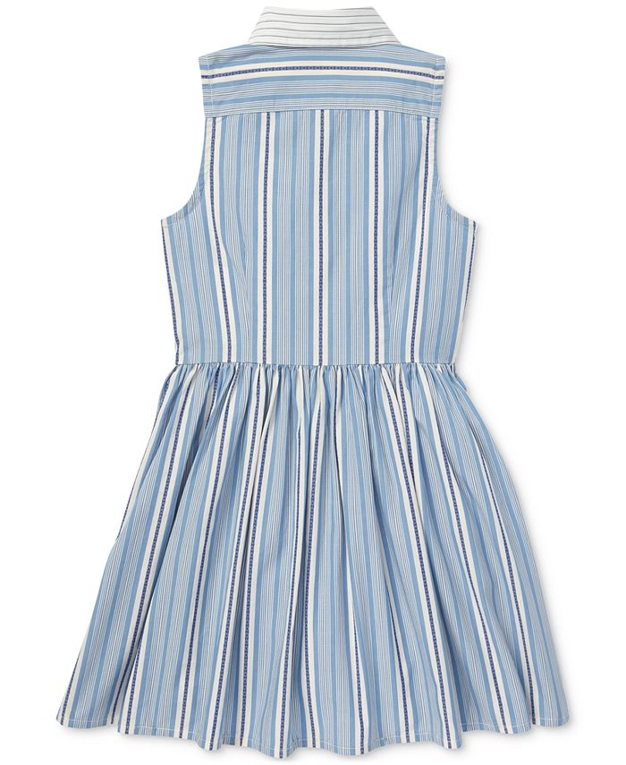 Polo Ralph Lauren Toddler Girls Striped Cotton Shirtdress - Macy's