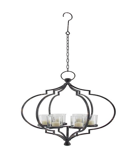 Rosemary Lane Contemporary Iron Hanging Candle Holder Reviews
