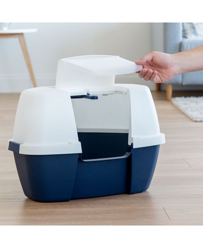 Gingko Large Hooded Corner Litter Box with Scoop Macy's