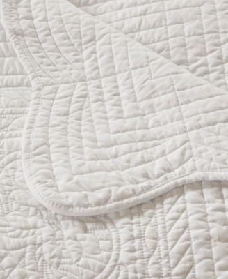 Tuscany Scalloped-Edge Throw, 60" x 72"