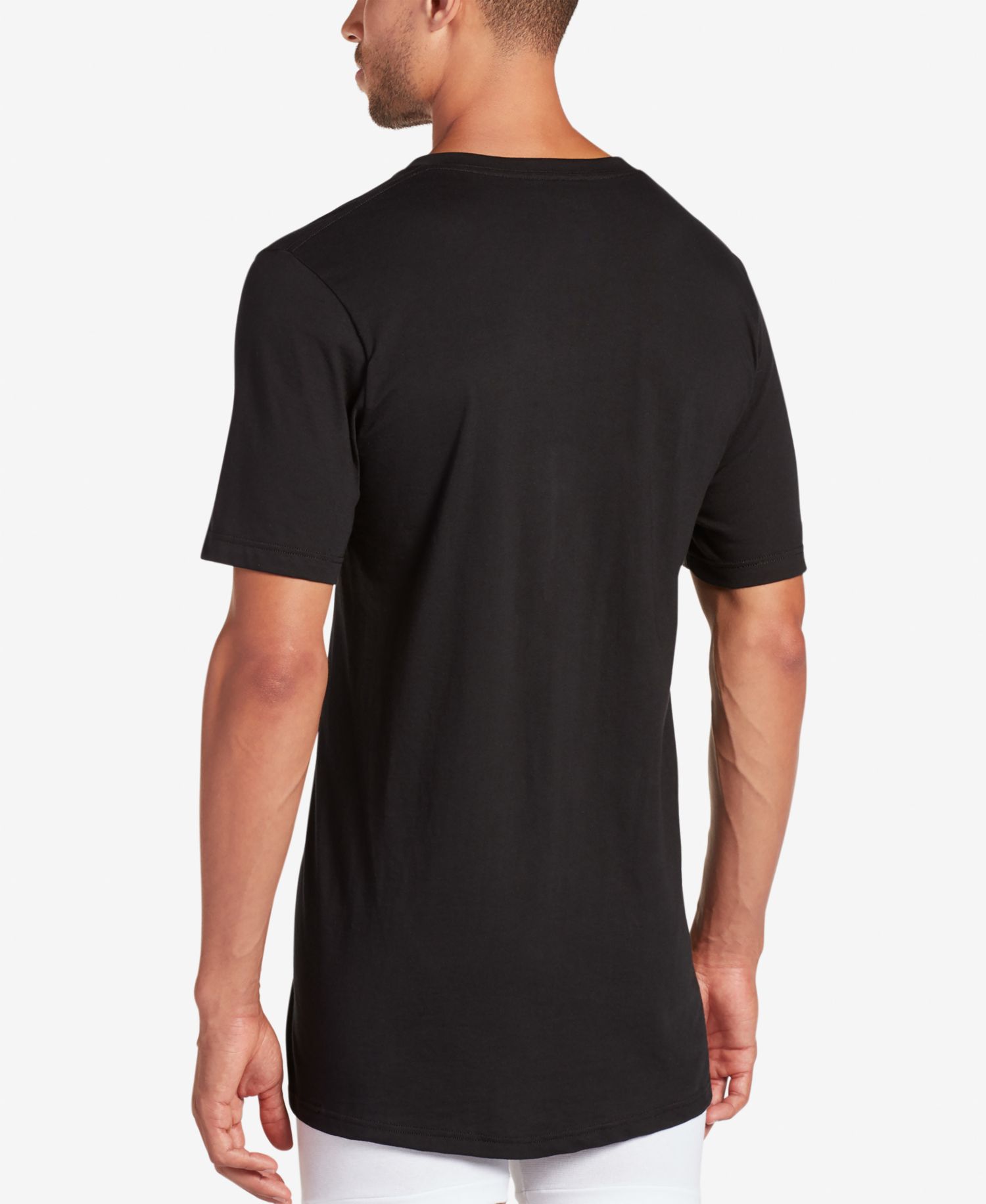 Men's Big & Tall Classic Tagless V-Neck Undershirt 2-pack
