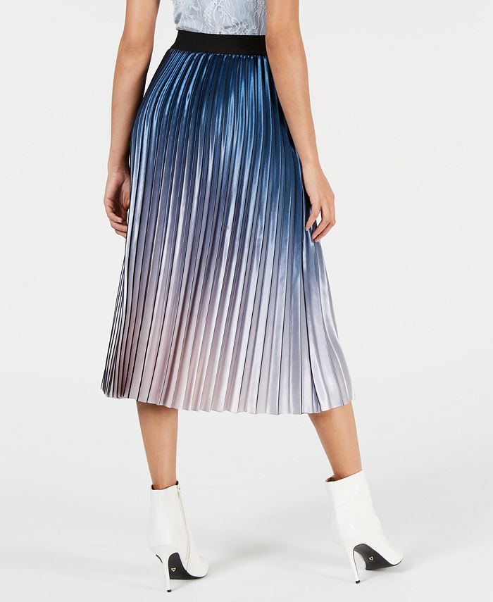 Lucy Paris Krista Ombré Pleated Skirt - Macy's