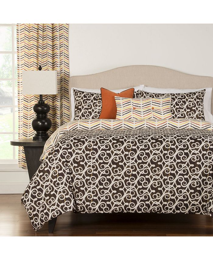 Siscovers Sabine 5 Piece Twin Luxury Duvet Set & Reviews - Duvet Covers &  Sets - Bed & Bath - Macy's