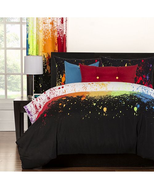 Crayola Cosmic Burst 5 Piece Twin Luxury Duvet Set Reviews Bed