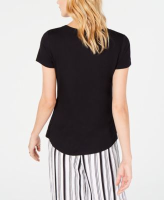 INC International Concepts INC Don't Worry Just Sparkle Pride Rainbow T-Shirt, Created for Macy's 