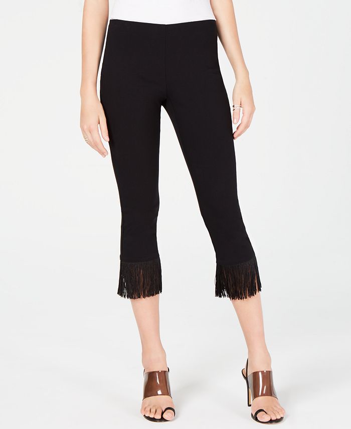 Fringe store hem leggings
