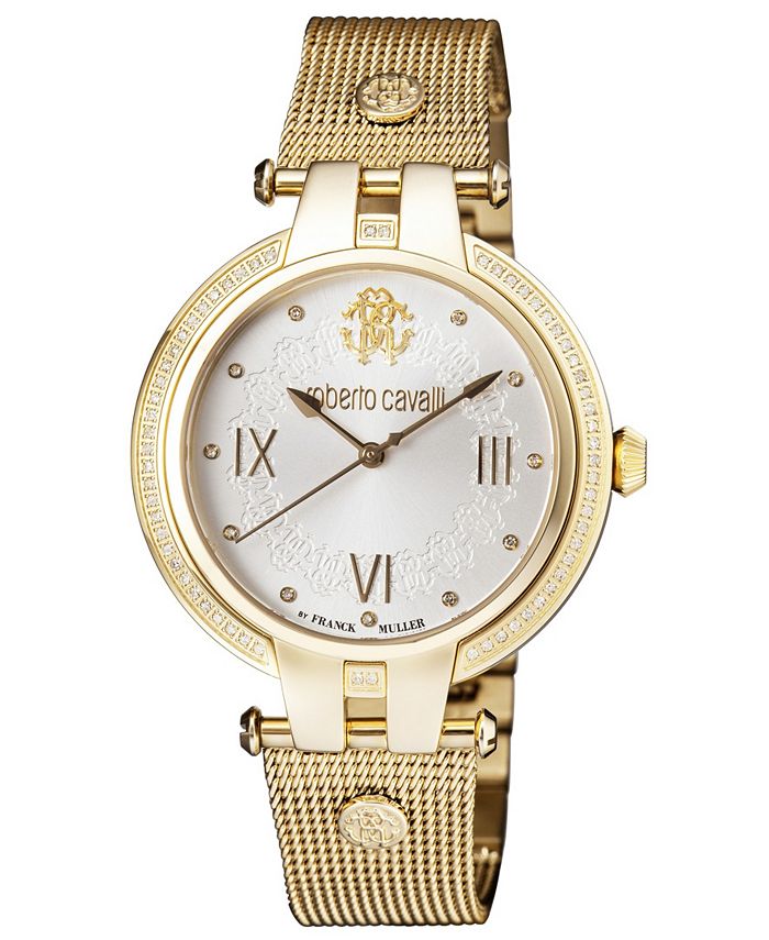 Roberto cavalli outlet diamond watch