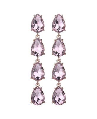 Nicole Miller Four Teardrop Stone Earring