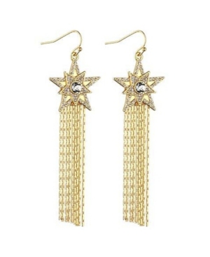 image of Nicole Miller Star Chain Drop Earring