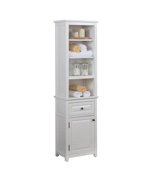 Alaterre Furniture Alaterre Dorset Bathroom Storage Tower With