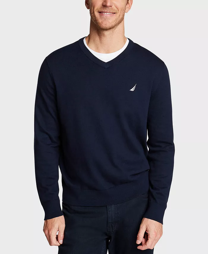 Men's Navtech Performance Classic-Fit Soft V-Neck Sweater - thumbnail 6