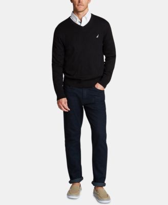 Men's Navtech Performance Classic-Fit Soft V-Neck Sweater