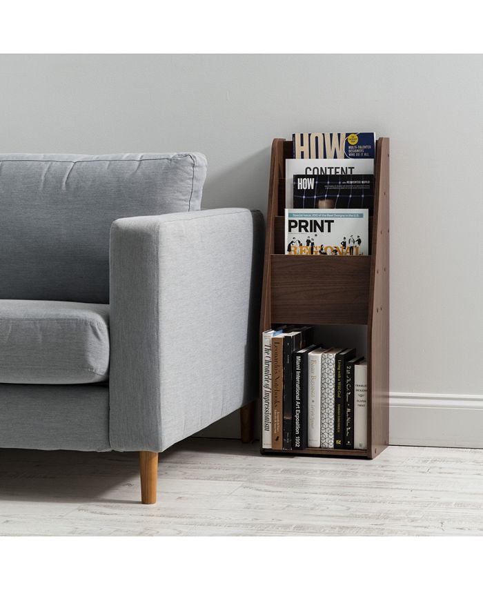 IRIS USA Slim 3 Pocket Magazine Rack - Macy's
