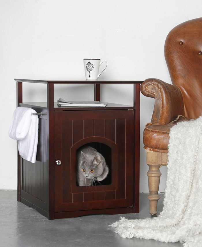 zoovilla Cat Washroom Litter Box Cover or Night Stand Pet House